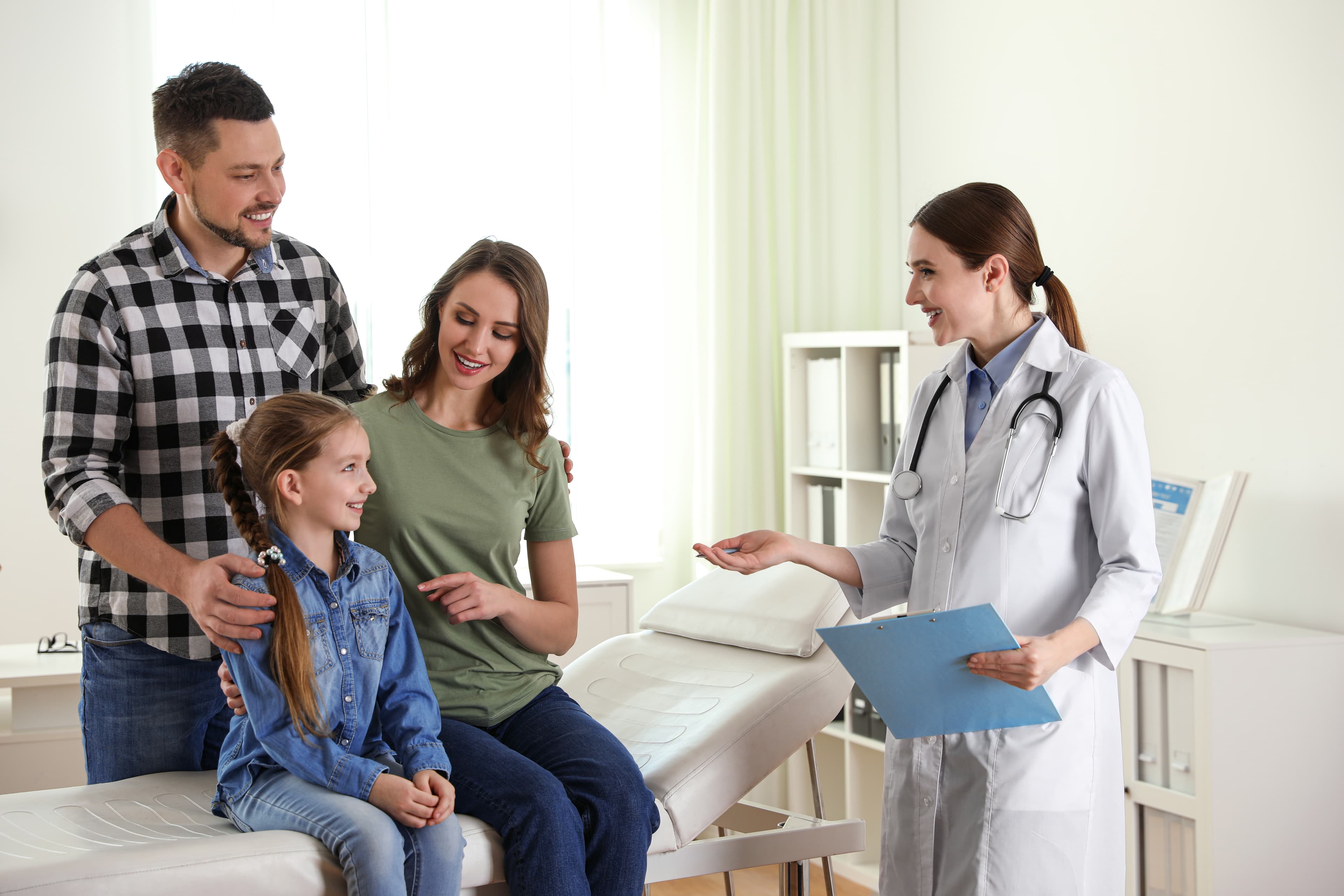Family consultation with a physician
